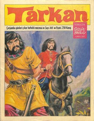 Tarkan Çizgi Roman Sayı443 16 Mayıs 1979 - Sezgin Burak NDR80052 - 1