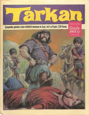 Tarkan Çizgi Roman Sayı445 30 Mayıs 1979 - Sezgin Burak NDR80054 - 1