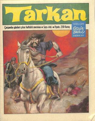Tarkan Çizgi Roman Sayı446 6 Haziran 1979 - Sezgin Burak NDR80039 - 1