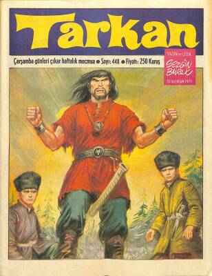 Tarkan Çizgi Roman Sayı448 20 Haziran 1979 - Sezgin Burak NDR80041 - 1