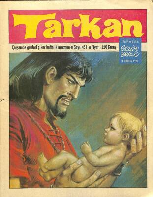 Tarkan Çizgi Roman Sayı451 11 Temmuz 1979 - Sezgin Burak NDR80044 - 1
