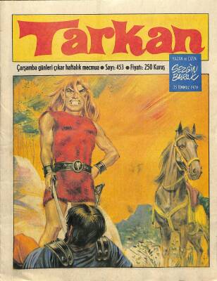 Tarkan Çizgi Roman Sayı453 25 Temmuz 1979 - Sezgin Burak NDR80046 - 1