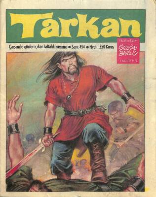 Tarkan Çizgi Roman Sayı454 1 Ağustos 1979 - Sezgin Burak NDR80047 - 1
