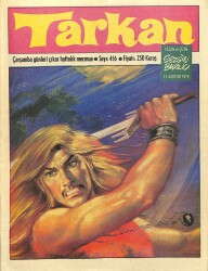 Tarkan Çizgi Roman Sayı456 15 Ağustos 1979 - Sezgin Burak NDR80049 - Gökçekoleksiyon