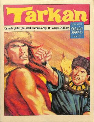 Tarkan Çizgi Roman Sayı463 3 Ekim 1979 - Sezgin Burak NDR80034 - 1