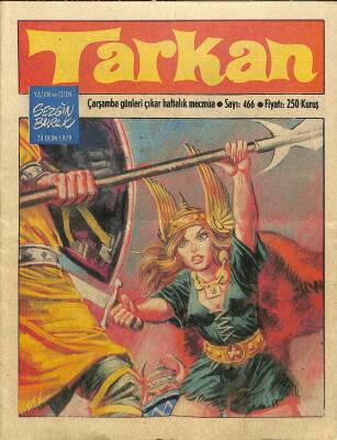 Tarkan Çizgi Roman Sayı466 24 Ekim 1979 - Sezgin Burak NDR80037 - 1