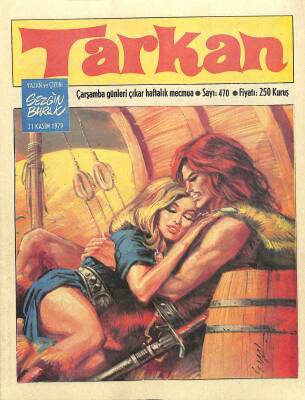 Tarkan Çizgi Roman Sayı470 21 Kasım 1979 - Sezgin Burak NDR80009 - 1