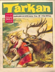 Tarkan Çizgi Roman Sayı489 2 Nisan 1980 - Sezgin Burak NDR80281 - Gökçekoleksiyon