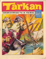 Tarkan Çizgi Roman Sayı490 9 Nisan 1980 - Sezgin Burak NDR80282 - Gökçekoleksiyon