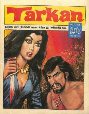Tarkan Çizgi Roman Sayı503 9 Temmuz 1980 - Sezgin Burak NDR80152 - 1