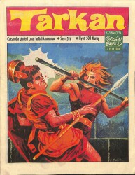 Tarkan Çizgi Roman Sayı516 8 Ekim 1980 - Sezgin Burak NDR80055 - Gökçekoleksiyon