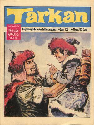 Tarkan Çizgi Roman Sayı520 5 Kasım 1980 - Sezgin Burak NDR80059 - 1