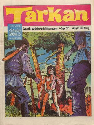 Tarkan Çizgi Roman Sayı527 24 Aralık 1980 - Sezgin Burak NDR80066 - 1