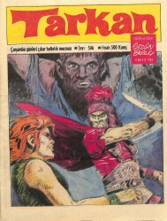 Tarkan Çizgi Roman Sayı546 6 Mayıs 1981- Sezgin Burak NDR80621 - Gökçekoleksiyon