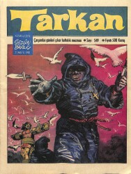 Tarkan Çizgi Roman Sayı549 27 Mayıs 1981- Sezgin Burak NDR80624 - Gökçekoleksiyon