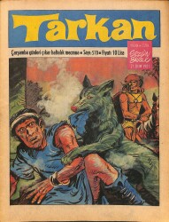 Tarkan Çizgi Roman Sayı570 21 Ekim 1981- Sezgin Burak NDR80595 - Gökçekoleksiyon
