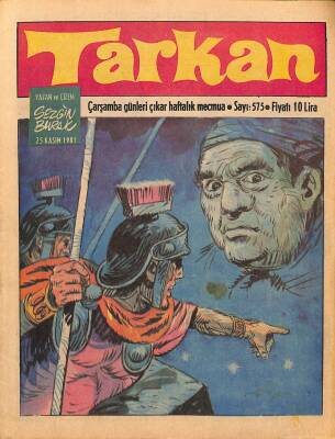 Tarkan Çizgi Roman Sayı575 25 Kasım 1981- Sezgin Burak NDR80600 - 1