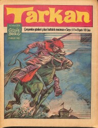 Tarkan Çizgi Roman Sayı577 9 Aralık 1981 - Sezgin Burak NDR80585 - Gökçekoleksiyon