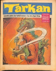 Tarkan Çizgi Roman Sayı588 24 Şubat 1982 - Sezgin Burak NDR80577 - Gökçekoleksiyon