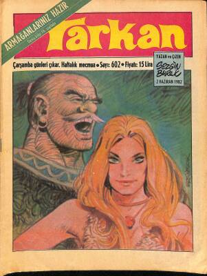 Tarkan Çizgi Roman Sayı602 2 Haziran 1982 - Sezgin Burak NDR80552 - 1