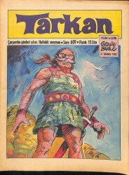 Tarkan Çizgi Roman Sayı609 21 Temmuz 1982 - Sezgin Burak NDR80295 - Gökçekoleksiyon