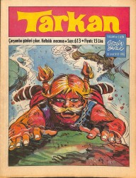 Tarkan Çizgi Roman Sayı613 18 Ağustos 1982 - Sezgin Burak NDR80299 - Gökçekoleksiyon
