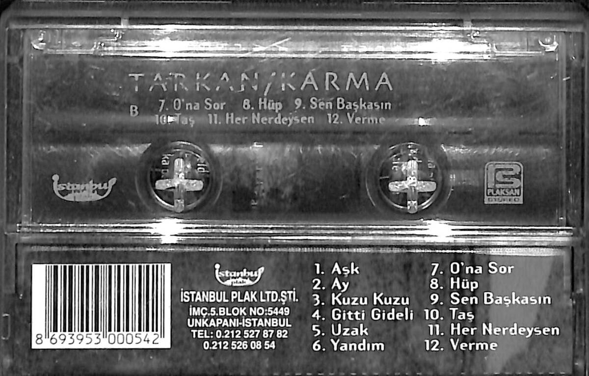 Tarkan - Karma Kaset (İkinci El) KST28740 - 2