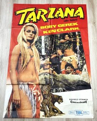 Tarzana - Seks İlahisi (1969) Orijinal Sinema Afişi - Ultra Dev Boy (70x100) - Beba Loncar & Ken Clark AFIS63 - Gökçekoleksiyon