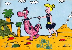 Taş Devri Temalı Kartpostal KRT11744 - Gökçekoleksiyon