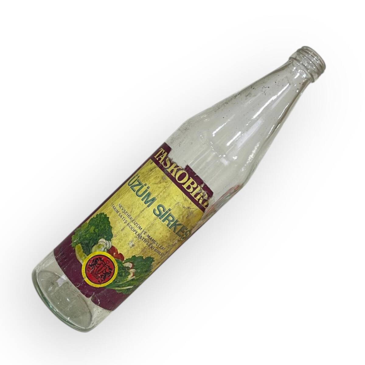 Taskobirlik Üzüm Sirkesi Boş Şişe 1980s 70cl #AOB5141 - 1