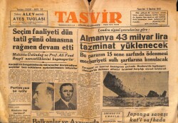 Tasvir Gazetesi 11 Haziran 1945 - Verem Ve Cüzzamın Tedavisi GZ71171 - 1