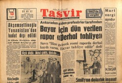 Tasvir Gazetesi 13 Mart 1963 - Gizli Ordu Savaşında De Gaulle Galip GZ64949 - 2