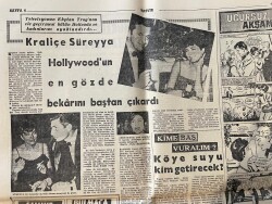 Tasvir Gazetesi 2 Mart 1963 - Kraliçe Süreyya Hollywood'un En Gözde Bekarını Baştan Çıkardı - İstanbul Halkı Bir Ortaçağ Hayatı Yaşıyor GZ144292 - 2