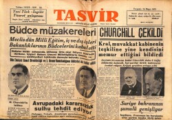 Tasvir Gazetesi 24 Mayıs 1945 - Ali Fuat Cebesoyun Gazetemize Demeci GZ71178 - 2