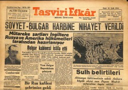 Tasviri Efkar Gazetesi 10 Eylül 1944 - Sovyet - Bulgar Harbine Nihayet Verildi GZ71297 - 2