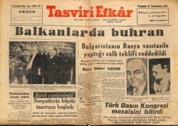 Tasviri Efkar Gazetesi 16 Aralık 1943 - Balkanlarda Buhran.. Rus Çek Anlaşması Ve Berlin GZ71263 - 1