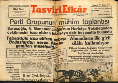 Tasviri Efkar Gazetesi 17 Haziran 1944 - Almanların İlk Gizli Silahı Kullanılıyor GZ71279 - 2