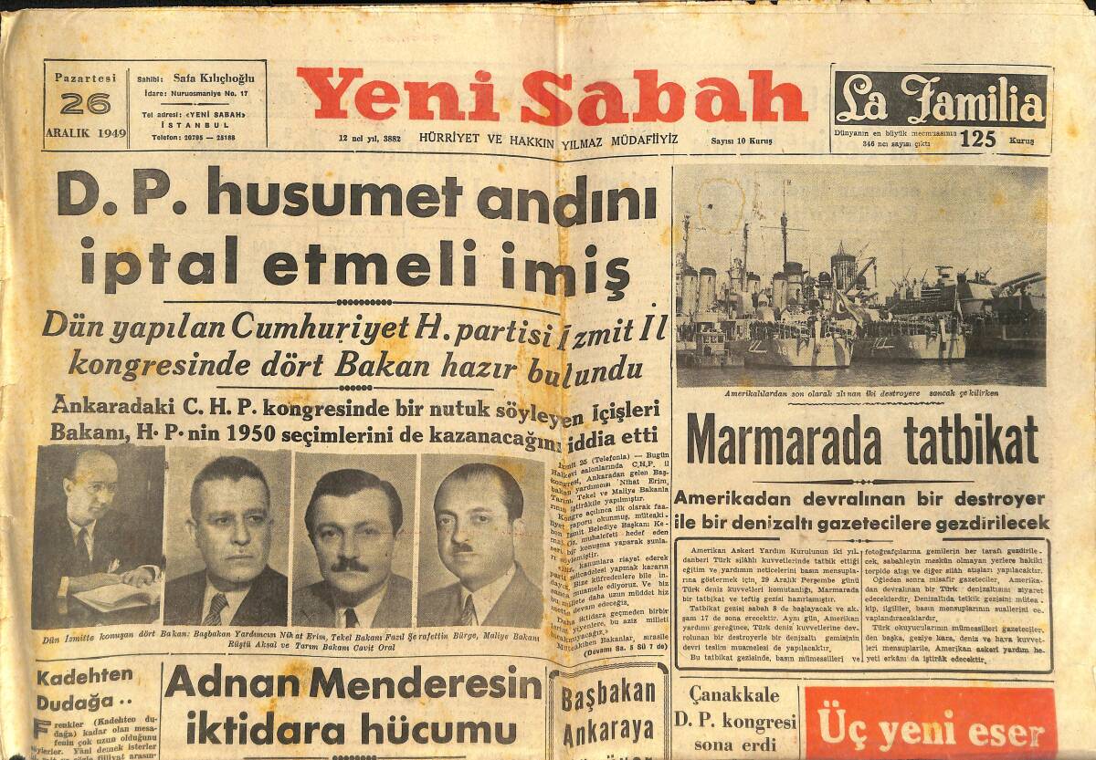 Tasviri Efkar Gazetesi 19 Mayıs 1941 - Fransa Ve İngiltere Münasebetleri Çok Gerginleşti - Eski Mısır Genel Kurmay Reisi Aziz Elmasri Kayboldu GZ146776 - 1