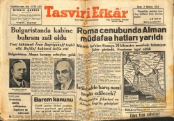 Tasviri Efkar Gazetesi 2 Haziran 1944 - Roma Cenubunda Alman Müdafaa Hatları Yarıldı GZ71277 - 2