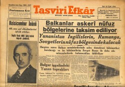 Tasviri Efkar Gazetesi 26 Eylül 1944 - Japon Ordusu Filipinleri Terk Ediyor GZ71312 - 1