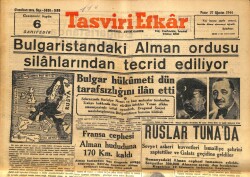 Tasviri Efkar Gazetesi 27 Ağustos 1944 - Bulgaristandaki Alman Ordusu Silahlarından Tecrit Ediliyor GZ71316 - 2