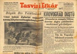 Tasviri Efkar Gazetesi 9 Ocak 1944 - Kirovograd Düştü GZ71267 - 1