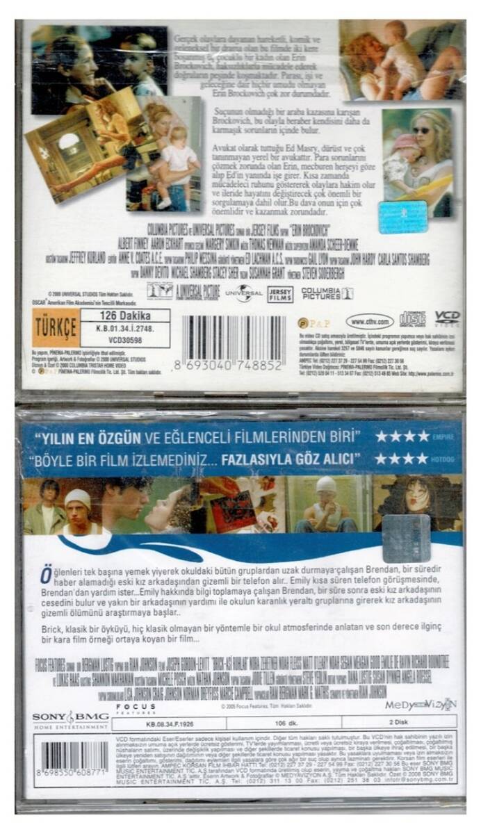 Tatlı Bela Asi Ruhlar - 2 Adet VCD Film VCD867 - 2