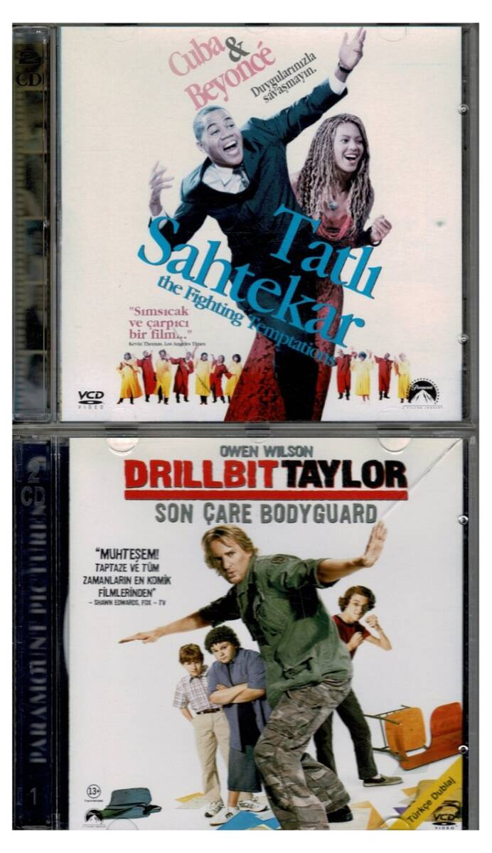 Tatlı Sahtekar (Beyonce) Son Çare Bodyguard (Owen Wilson) - 2 Adet VCD Film VCD1324 - 1