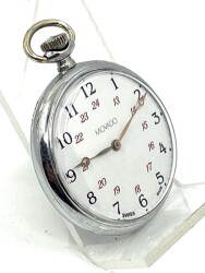 Movado Metal Kasa Kurmalı Cep Saati SAA069 - 2
