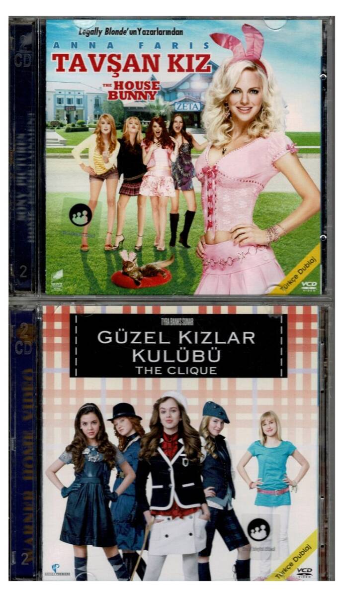 Tavşan Kız Güzel Kızlar Kulübü - 2 Adet VCD Film VCD1275 - 1