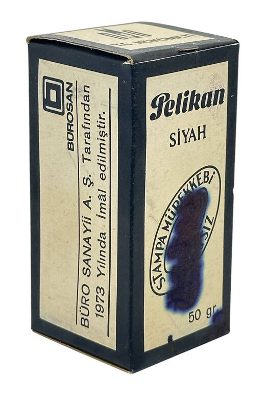 T.C. Hükümeti Pelikan Siyah Stampa Mürekkebi (Dolu Şişe) (N) AOB4362 - 3