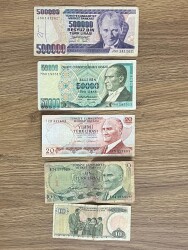 TC Karışık Kağıt Paralar #YKP8102 - Gökçekoleksiyon