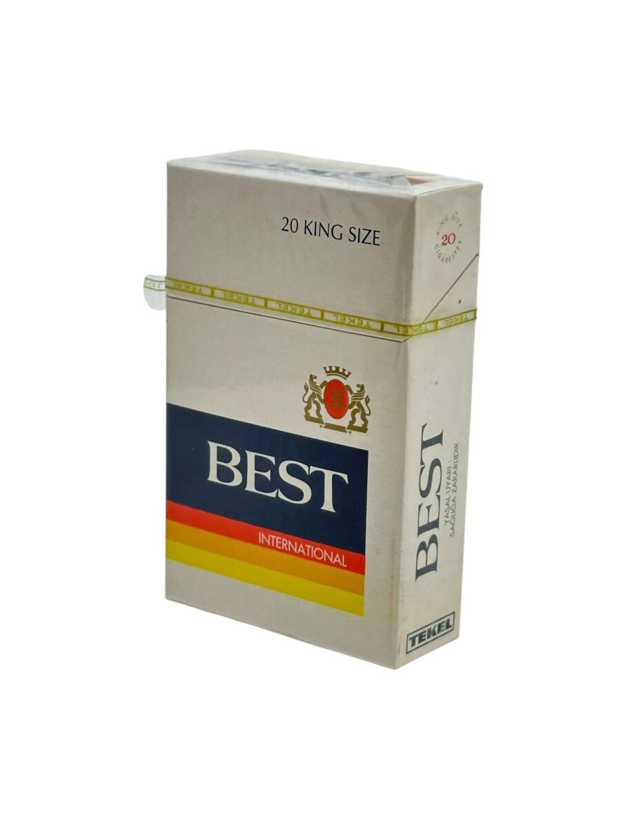  TC Tekel İdaresi Best International Açılmamış Dolu Paket Sigara AOB4561 - 3