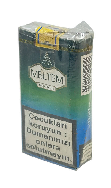 TC Tekel İdaresi Meltem Mentollü Açılmamış Dolu Paket Sigara AOB5403 - 2
